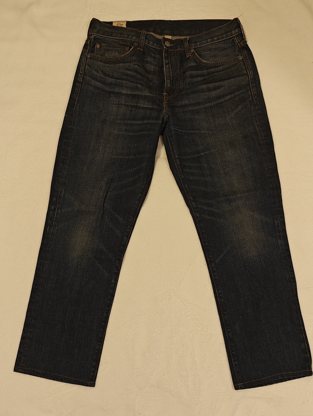 J. Crew Women's Straight-Leg Dark Blue Jeans